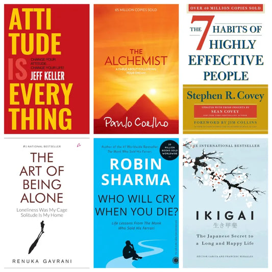 Self-Help Books Combo Of 6 Books