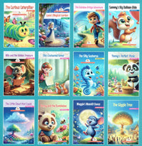 Animated Story Books For Kids Set Of 12 Books (Paperback)