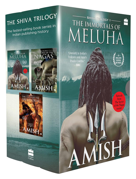 The Shiva Triology Boxset Of 3 Books (The Oath Of The Vayuputras,The Secret Of The Nagas & The Immortals Of Meluha) By Amish Tripathi