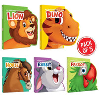 My First Animals : Shaped Board Book (Pack Of 5 Books) By Wonder House Books