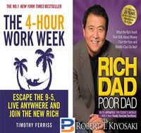 Set Of 2 Classic Books On Money Making Mantra By Robert T. Kiyosaki & Timothy Ferriss)