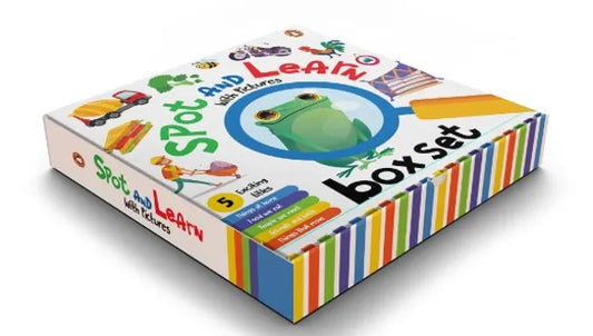 Penguin Early Learning Series: Spot And Learn With Pictures (Board Book) Set Of 5 Books