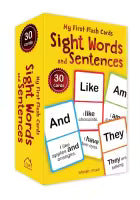 My First Flash Cards: Sight Words and Sentences (Card Book) By Wonder House Books