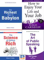Set Of 4 (The Science of Getting Rich+How to Enjoy Your Life and Your Job+The Richest Man in Babylon+The Art of Public Speaking)
