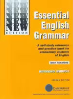 Essential English Grammar (English, Paperback) By Raymond Murphy