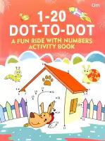 1-20 Dot-To-Dot : A Fun Ride With Numbers Activity Book (Paperback) By Om Books Editorial Team