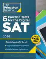 6 Practice Tests For The Digital SAT, 2026 (Paperback) By Princeton Review