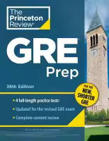 GRE Prep (Paperback) By Princeton Review
