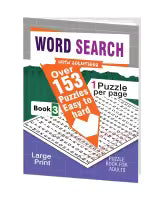Word Search With Solutions: Over 153 Puzzles Easy To Hard (Book 5) By Hello Friend Books
