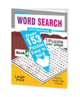 Word Search With Solutions: 150 Puzzles Easy To Hard (Book 3) By Hello Friend Books