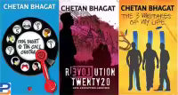 Set Of Chetan Bhagat (One Night at the Call Centre+Revolution 2020+The 3 Mistakes of My Life)