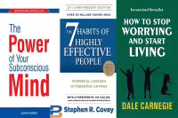 Set Of Three(The Power Of Your Subconscious Mind+The 7 Habits+ How To Stop Worrying)