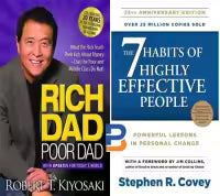 Combo Set (Rich Dad Poor Dad+The 7 Habits Of Highly Effective People)