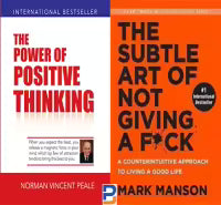 Combo Set (The Power Of Positive Thinking + The Subtle Art of Not Giving a F*ck)