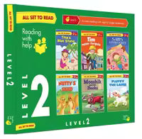 All Set To Read Readers Level 2 Box (Six Story Books)