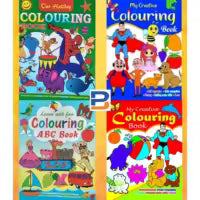 Children Colouring Book Set